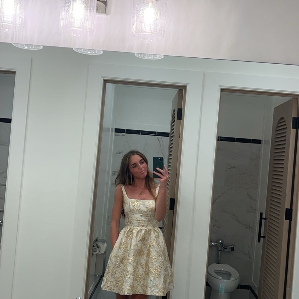 Elegant Gold Dress